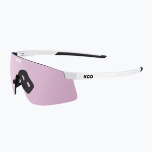Koo Nova Sonnenbrille weiß matt/photochrom rosa