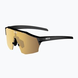 Koo Alibi Sonnenbrille schwarz matt/gold verspiegelt
