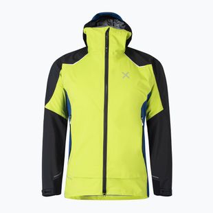Montura Tribute Herren Regenjacke verde lime/tiefblau