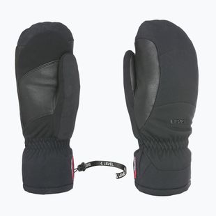 Damen Snowboard-Fäustlinge Level Flames Mitt black