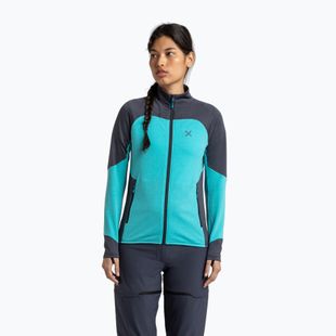Montura Rise Maglia Damen Sweatshirt türkis/graphitblau