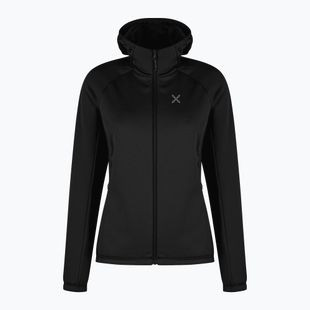 Damen-Hoodie Montura Fadis Grid Hooded Maglia black