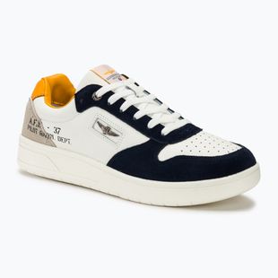 Herren Aeronautica Militare Leder Pilot gelbe Schuhe