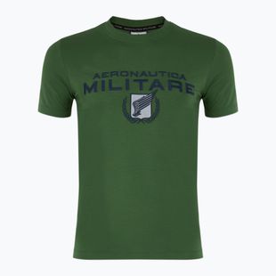 Herren T-Shirt Aeronautica Militare 251TS2379J674 Waldgrün