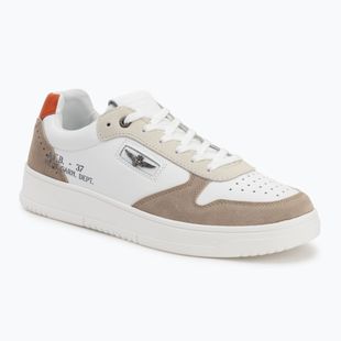 Aeronautica Militare Herrenschuhe 251SC235PL244 aus weiß/beige