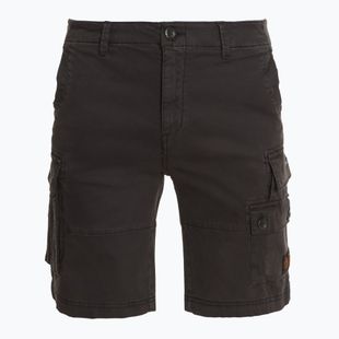 Herren Aeronautica Militare Tasconato schwarz gewaschene Shorts