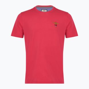 Herren-T-Shirt Aeronautica Militare Essential Magenta