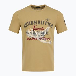 Herren Aeronautica Militare Tornado T-Shirt antelope beige