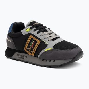 Herrenschuhe Aeronautica Militare 252SC0292UCT03331 black/grey