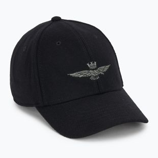 Aeronautica Militare Herren-Baseballmütze 252HA1085UCT02333 tiefschwarz