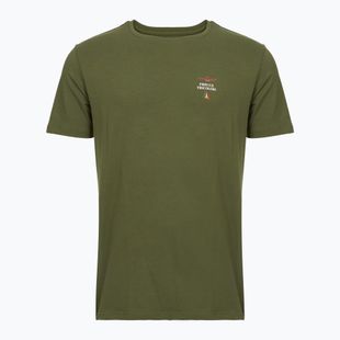 Herren T-Shirt Aeronautica Militare AM1UTI005 Rundhalsausschnitt military