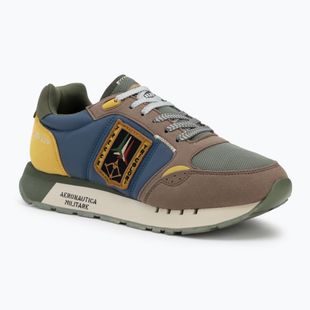 Herrenschuhe Aeronautica Militare SC0292UCT03331 avio/camel/medium grey/sage