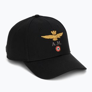 Herren-Basecap Aeronautica Militare HA1100UCT02848 jet black