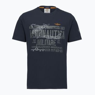 Herren T-Shirt Aeronautica Militare TS2535UJ00641 navy blue