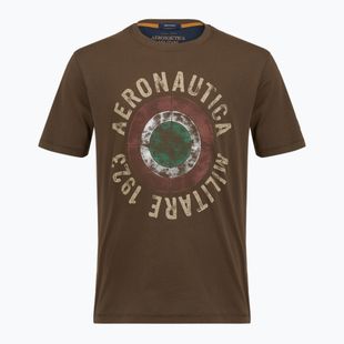 Herren T-Shirt Aeronautica Militare TS2538UJ00727 chestnut brown