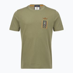 Herren T-Shirt Aeronautica Militare TS2535UJ00641 lichen green