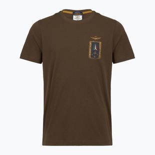 Herren T-Shirt Aeronautica Militare TS2535UJ00641 chestnut brown