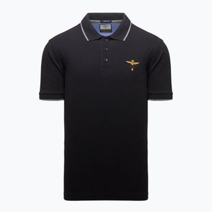 Herren-Poloshirt Aeronautica Militare 262PO1308UP00082 Polo jet black