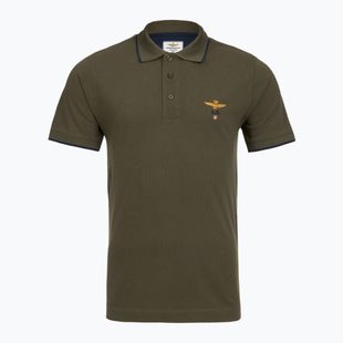 Herren-Poloshirt Aeronautica Militare 262PO1308UP00082 Polo verde scuro