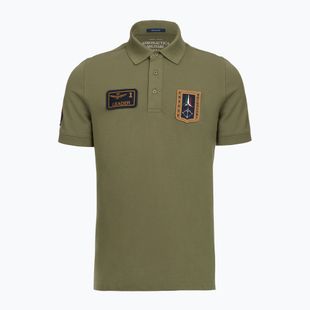 Herren T-Shirt Aeronautica Militare PO1927UP00191 Polo lichen green