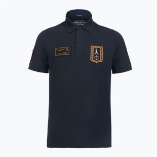 Herren T-Shirt Aeronautica Militare PO1927UP00191 Navy blue polo