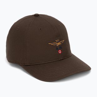 Herren-Basecap Aeronautica Militare HA1246UCT02 chestnut brown