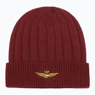 Herren-Wintermütze Czapka Aeronautica Militare 262CU0098UL00485 bordeaux
