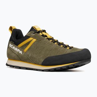 Herren-Trekkingstiefel SCARPA Crux 2 GTX kalamata/lemon curry