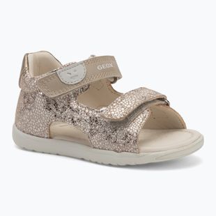 Sandalen Kinder Geox Macchia white/gold