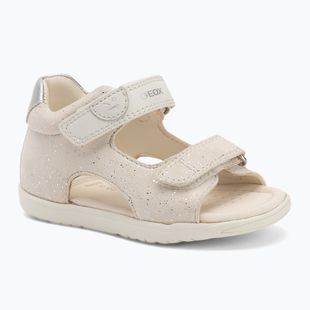 Sandalen Kinder Geox Macchia white/silver