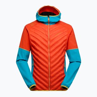 La Sportiva Herren Hybridjacke Koro Kirschtomate/Tropic Blau