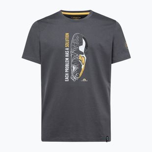 La Sportiva Solution Herren-T-Shirt carbon/gelb
