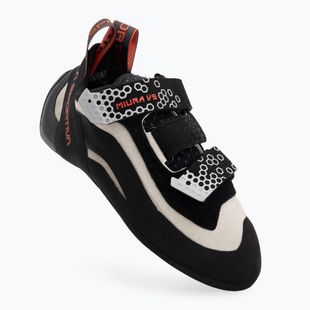 Damen-Kletterschuhe La Sportiva Miura VS white/cherry tomato