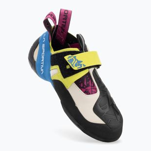 Kletterschuhe Damen La Sportiva Skwama apple green/cobalt blue