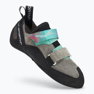 Kletterschuhe Damen La Sportiva Aragon clay/ hibiscus
