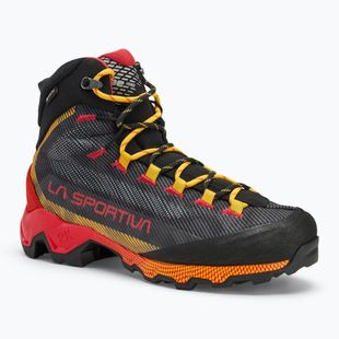 Hochgebirgsschuhe Bergstiefel Herren La Sportiva Aequilibrium Hike GTX carbon/ yellow