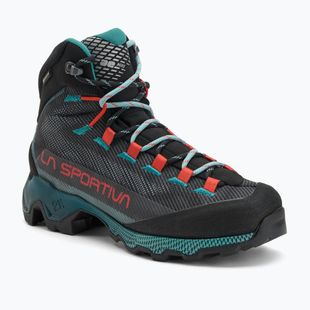 Hochgebirgsschuhe Bergstiefel Damen La Sportiva Aequilibrium Hike GTX carbon/ everglade