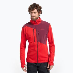 Herren Thermo-Hoodie La Sportiva Lucendro Thermal Hoody mountain red/redwood
