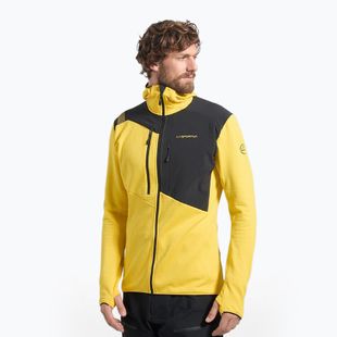 Herren Thermo-Hoodie La Sportiva Lucendro Thermal Hoody yellow/black