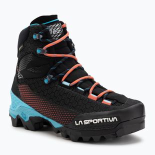Damen-Hochtourenschuhe La Sportiva Aequilibrium ST GTX black/hibiscus