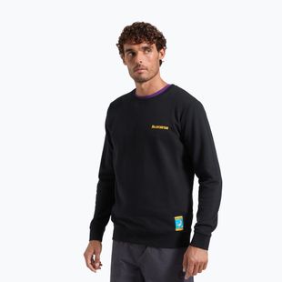 Herren-Sweatshirt La Sportiva Climbing On The Moon black/yellow