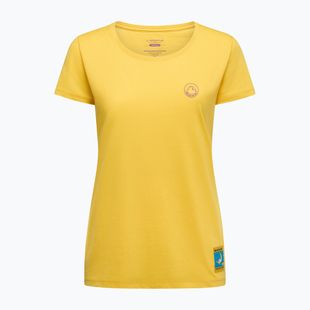 Damen T-Shirt La Sportiva Climbing on the Moon giallo/viola