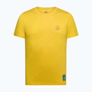 La Sportiva Climbing on the Moon Herren T-Shirt giallo/viola