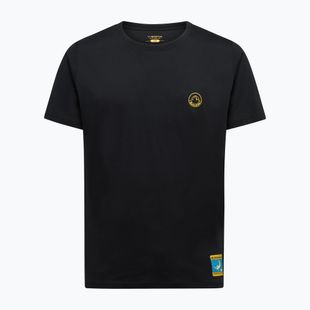 La Sportiva Climbing on the Moon Herren T-Shirt nero/giallo