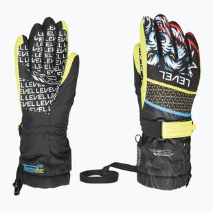 Kinder Snowboardhandschuhe Level Junior ninja black