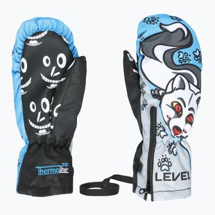 Kinder Skihandschuhe Level Lucky Mitt navy/grey