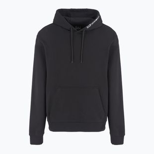 EA7 Emporio Armani Zug Kern Hals Logo Sweatshirt schwarz