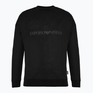 Sweatshirt Hoodie EA7 Emporio Armani Train Logo Series Embroidery T-Top Coft black