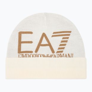 EA7 Emporio Armani Berg Sichtbarkeit Beanie Vanilleeis / Tigerauge Wintermütze