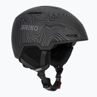 Skihelm Briko Aran matt black/abbey gray